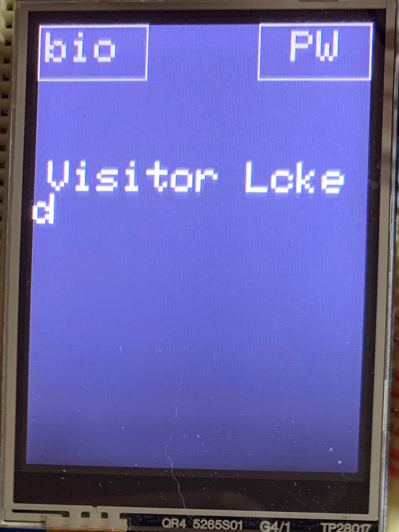 VisitorLcked